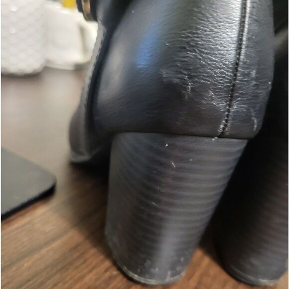 Apt. 9 Dynamic Comfort Advisor Black Block Heel Zip Up Ankle Booties, Size 8.5 - Picture 11 of 13